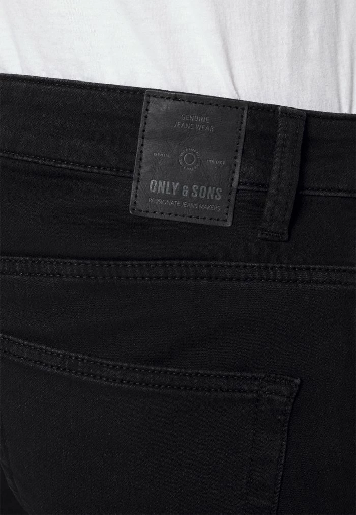 Only & Sons ONSLOOM LIFE - Slim Fit Jeans - Black Denim 8 Only & Sons ONSLOOM LIFE - Slim Fit Jeans - Black Denim - Image 6