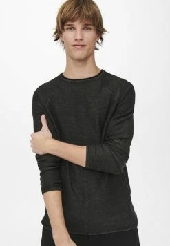 Only & Sons ONSDEXTOR RAGLAN - Jumper - Black