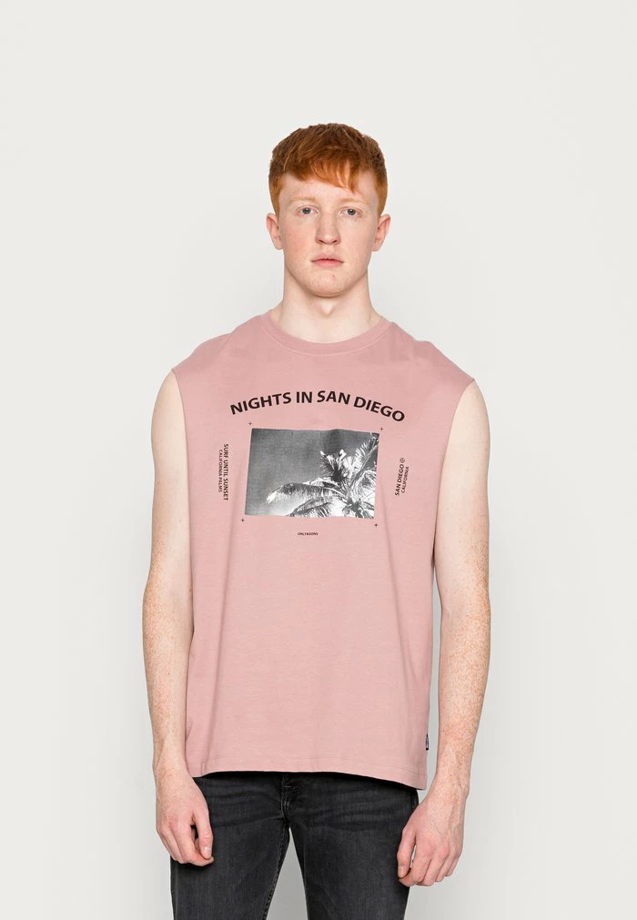 Only & Sons ONSGRAYSON RLX - Print T-shirt - Woodrose 3 Only & Sons ONSGRAYSON RLX - Print T-shirt - Woodrose