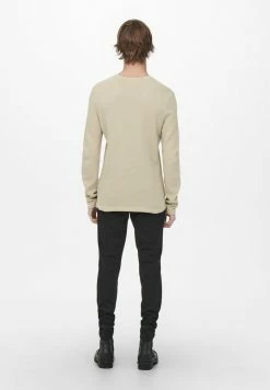 Only & Sons ONSPANTER STRUC CREW NOOS - Jumper - Beige 10 Only & Sons ONSPANTER STRUC CREW NOOS - Jumper - Beige -Only & Sons shop 08542fb22992467989c80b949346ddb9