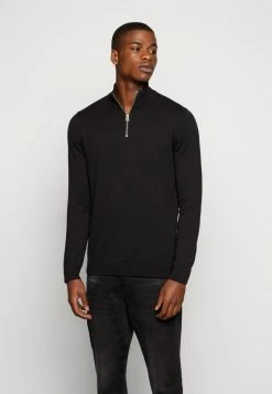 Only & Sons ONSALEX HALF ZIP - Jumper - Black