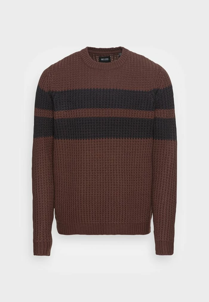 Only & Sons ONSAZLO - Jumper - Deep Mahogany 3 Only & Sons ONSAZLO - Jumper - Deep Mahogany