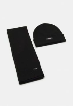 Only & Sons ONSEVAN BOX BEANIE SCARF SET - Scarf - Black