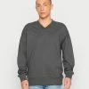 Only & Sons ONSCLAYTON V NECK SWEAT - Sweatshirt - Grey -Only & Sons shop 0cbdec9cd52c47199e71df94683a521f