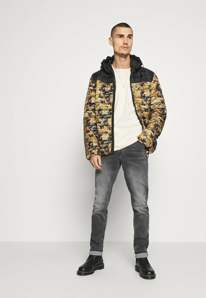 Only & Sons ONSLOOM SLIM ZIP SWEAT GREY - Slim Fit Jeans - Grey Denim 4 Only & Sons ONSLOOM SLIM ZIP SWEAT GREY - Slim Fit Jeans - Grey Denim - Image 2