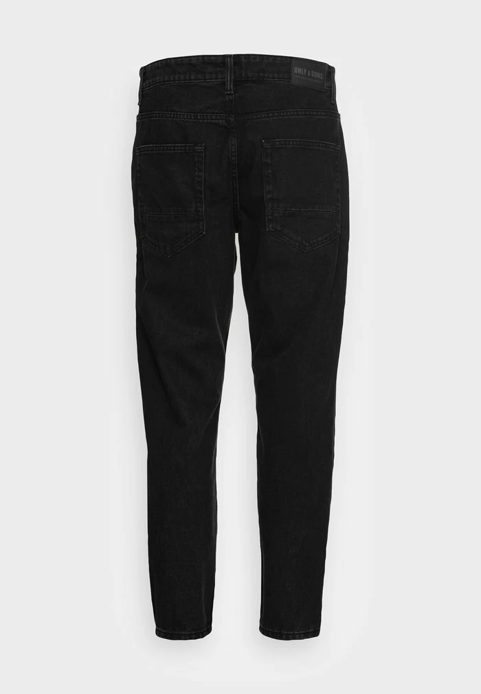 Only & Sons ONSAVI BEAM TAP - Jeans Tapered Fit - Black Denim 4 Only & Sons ONSAVI BEAM TAP - Jeans Tapered Fit - Black Denim - Image 2