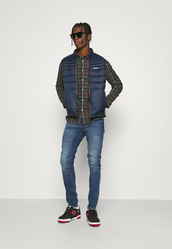 Only & Sons ONSDRAPER CARROT DAMAGE - Slim Fit Jeans - Blue Denim 4 Only & Sons ONSDRAPER CARROT DAMAGE - Slim Fit Jeans - Blue Denim - Image 2