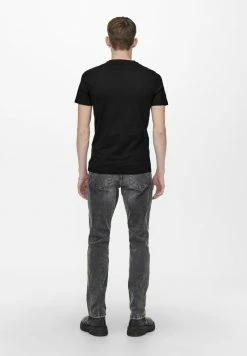Only & Sons ONSBASIC SLIM O-NECK 2PACK - Basic T-shirt - Black 10 Only & Sons ONSBASIC SLIM O-NECK 2PACK - Basic T-shirt - Black -Only & Sons shop 13b1c0794964408aad8880fba884ba0f