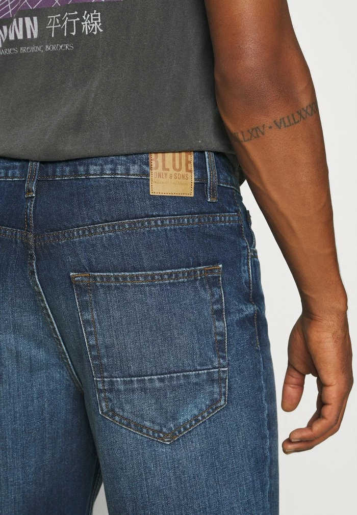 Only & Sons ONSAVI BEAM LIFE CROP BLUE - Relaxed Fit Jeans - Blue Denim 8 Only & Sons ONSAVI BEAM LIFE CROP BLUE - Relaxed Fit Jeans - Blue Denim - Image 6