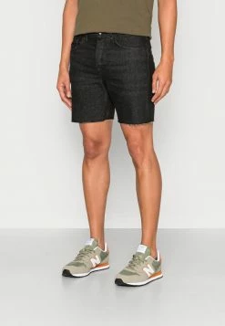 Only & Sons ONSAVI - Denim Shorts - Black Denim
