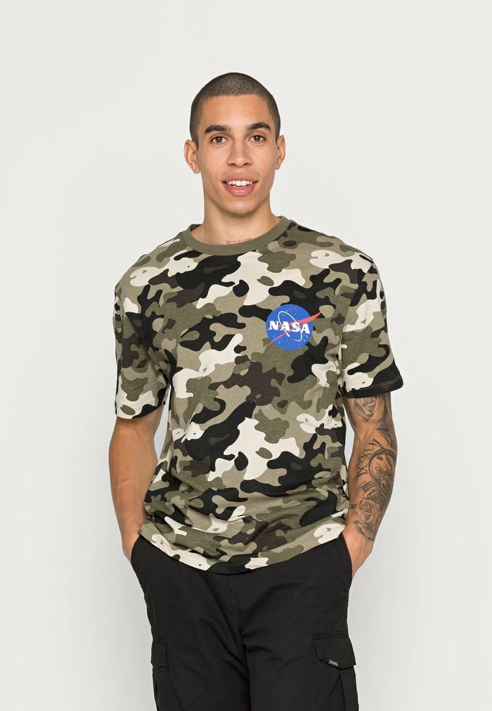 Only & Sons ONSNASA TEE - Print T-shirt - Olive Night 3 Only & Sons ONSNASA TEE - Print T-shirt - Olive Night