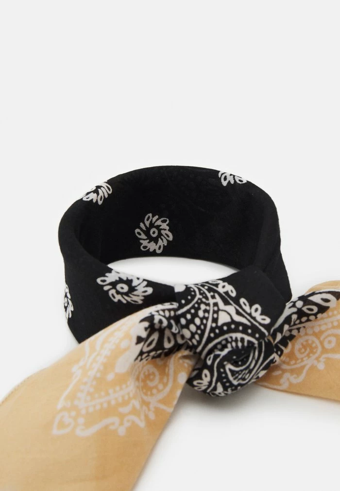 Only & Sons ONSHENRY BANDANA UNISEX - Foulard - Black/beige 4 Only & Sons ONSHENRY BANDANA UNISEX - Foulard - Black/beige - Image 2