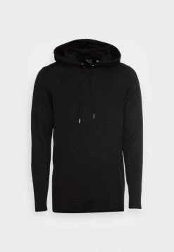 Only & Sons ONSCASPER LONGLINE HOODIE - Jumper - Black -Only & Sons shop 16cc17e5440f429ab1821738be8017e4