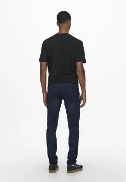 Only & Sons ONSLOOM - Slim Fit Jeans - Blue Denim -Only & Sons shop 1d0a5aaf755545a5b043152edd6b87bd