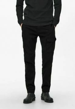Only & Sons Cargo Trousers - Black