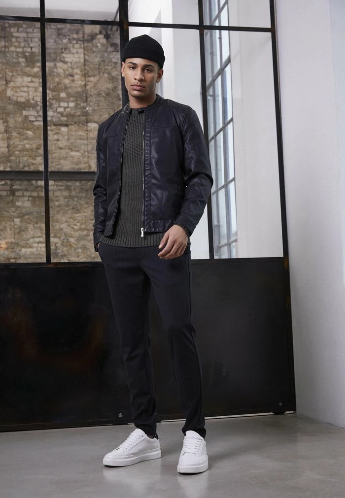 Only & Sons ONSMARK PANT STRIPE - Trousers - Black 3 Only & Sons ONSMARK PANT STRIPE - Trousers - Black