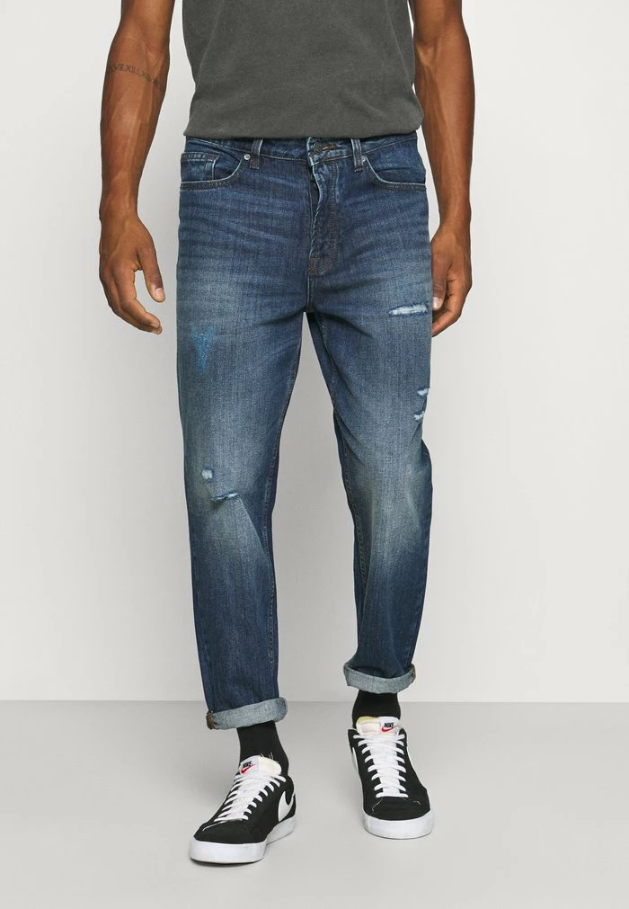 Only & Sons ONSAVI BEAM LIFE CROP BLUE - Relaxed Fit Jeans - Blue Denim 3 Only & Sons ONSAVI BEAM LIFE CROP BLUE - Relaxed Fit Jeans - Blue Denim