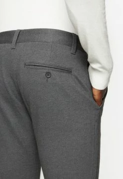 Only & Sons ONSMARK TAP HERRINGBONE - Chinos - Black -Only & Sons shop 1f7605ee832f4cddaf5a210529773c9a