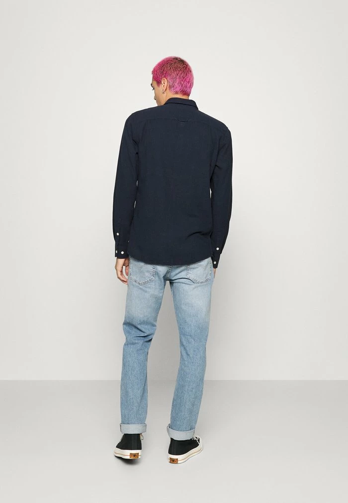 Only & Sons ONSLUCA LIFE SOLID - Shirt - Dark Navy 5 Only & Sons ONSLUCA LIFE SOLID - Shirt - Dark Navy - Image 3