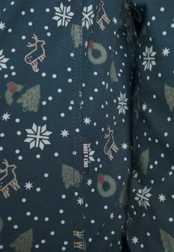 Only & Sons ONSXMAS MADO - Shirt - Dress Blues -Only & Sons shop 21cc2a12cc6e43a5bcc767168d65aa87