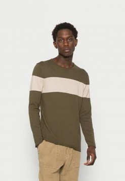 Only & Sons ONSDON CREW NECK STRIPE - Jumper - Olive Night