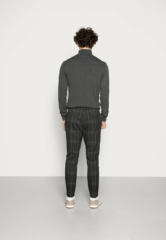 Only & Sons ONSLINUS CHECK PANT - Trousers - Almond 4 Only & Sons ONSLINUS CHECK PANT - Trousers - Almond - Image 3