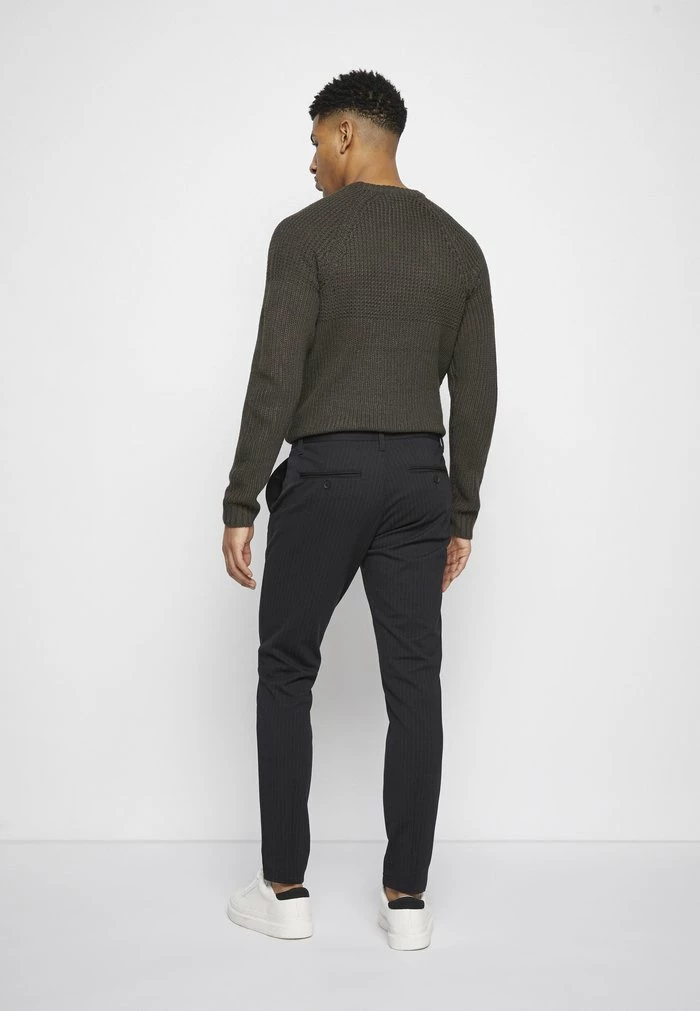 Only & Sons ONSMARK PANT STRIPE - Trousers - Black 6 Only & Sons ONSMARK PANT STRIPE - Trousers - Black - Image 4