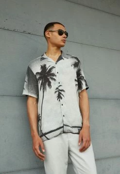 Only & Sons ONSBANE LIFE PALM SHIRT - Shirt - Black