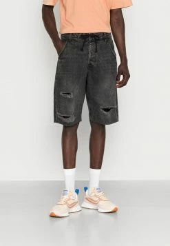 Only & Sons ONSBART - Denim Shorts - Black Denim
