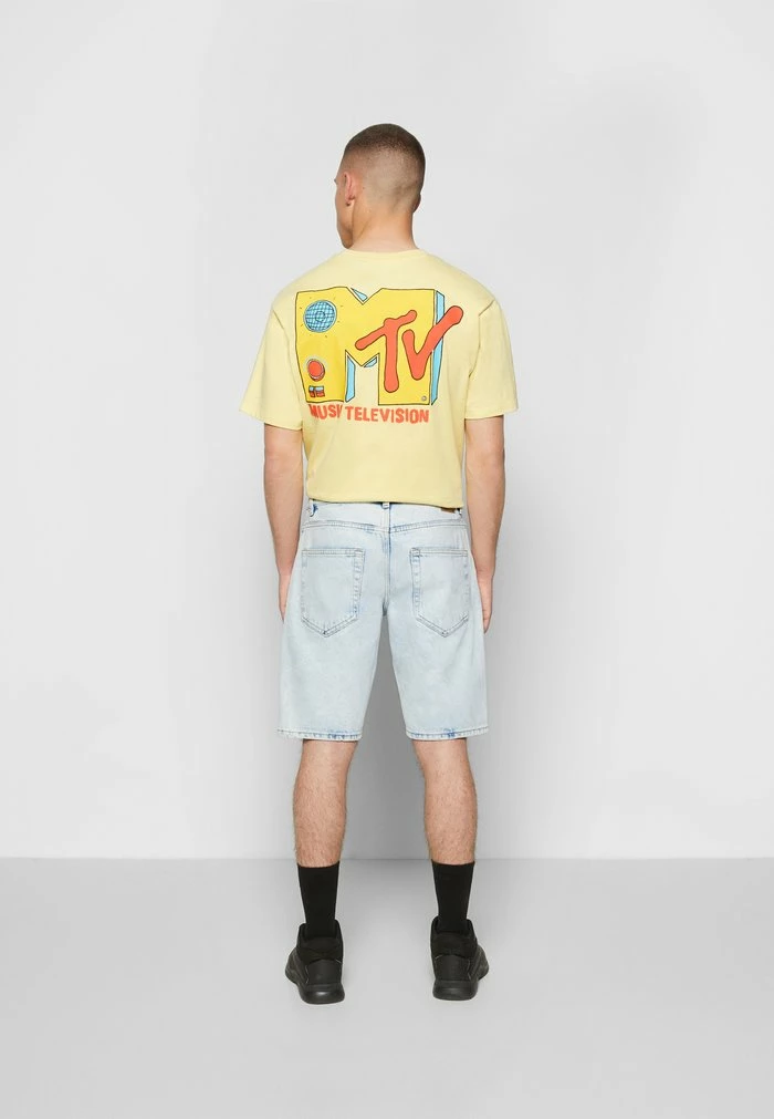 Only & Sons ONSAVI BLEACH - Denim Shorts - Blue Denim 6 Only & Sons ONSAVI BLEACH - Denim Shorts - Blue Denim - Image 4