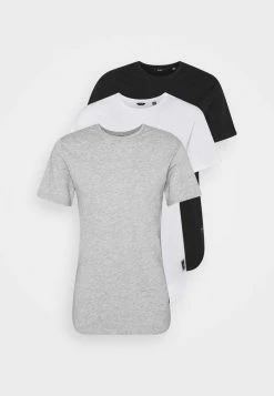 Only & Sons ONSMATT LONGY TEE 3 PACK - Basic T-shirt - Light Grey Melange/white Gray/black 16 Only & Sons ONSMATT LONGY TEE 3 PACK - Basic T-shirt - Light Grey Melange/white Gray/black -Only & Sons shop 2b95dd59dcef4c7a875e6b2ec68a4351