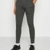 Only & Sons ONSMARK CHECK PANTS - Trousers - Black -Only & Sons shop 2da6d4bdf8274f09b84d768ab7eb7610