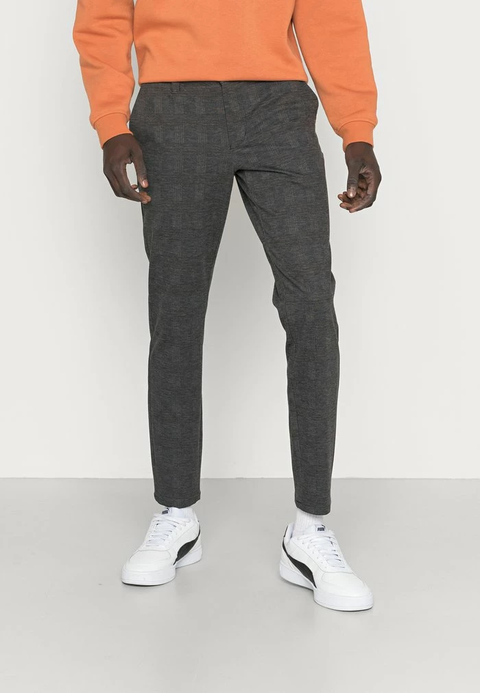 Only & Sons ONSMARK NEW CHECK PANT - Chinos - Black 3 Only & Sons ONSMARK NEW CHECK PANT - Chinos - Black