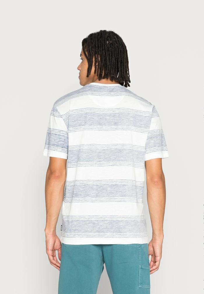 Only & Sons ONSGARRET REVERSED STRIPE TEE - Print T-shirt - Patriot Blue 5 Only & Sons ONSGARRET REVERSED STRIPE TEE - Print T-shirt - Patriot Blue - Image 3