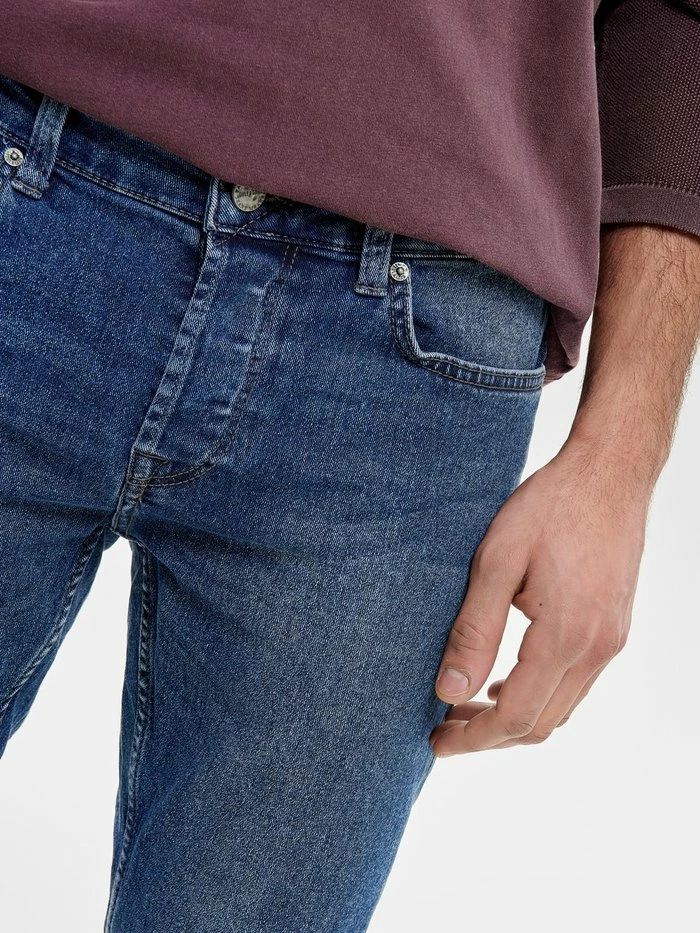 Only & Sons Slim Fit Jeans - Blue Denim 6 Only & Sons Slim Fit Jeans - Blue Denim - Image 4