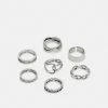 Only & Sons ONSCARTER RING 7 PACK - Ring - Silver-coloured -Only & Sons shop 35e5a924969e4a7bac2429905765c893