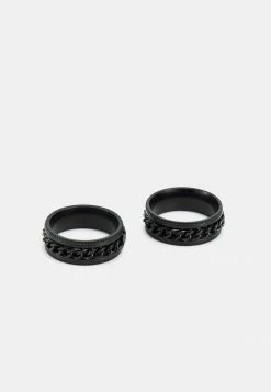 Only & Sons ONSCONNER 2 PACK - Ring - Black
