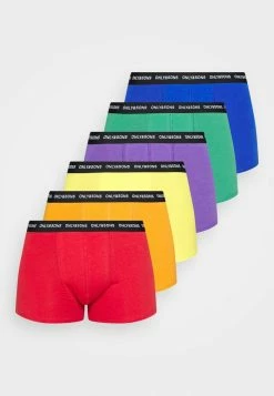 Only & Sons ONSKASPER COLOR TRUNKS 6 PACK - Pants - Pompeian Red -Only & Sons shop 3b51d940e1c94d3eafaa693bc77b748d