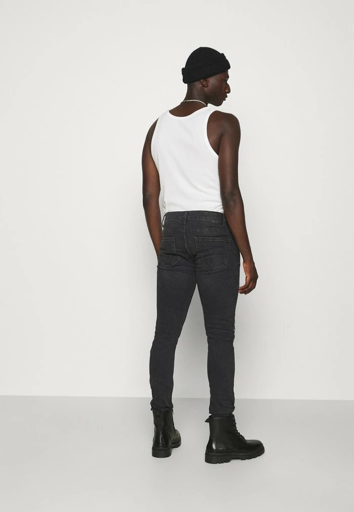 Only & Sons ONSLOOM LIFE - Slim Fit Jeans - Black Denim 5 Only & Sons ONSLOOM LIFE - Slim Fit Jeans - Black Denim - Image 3