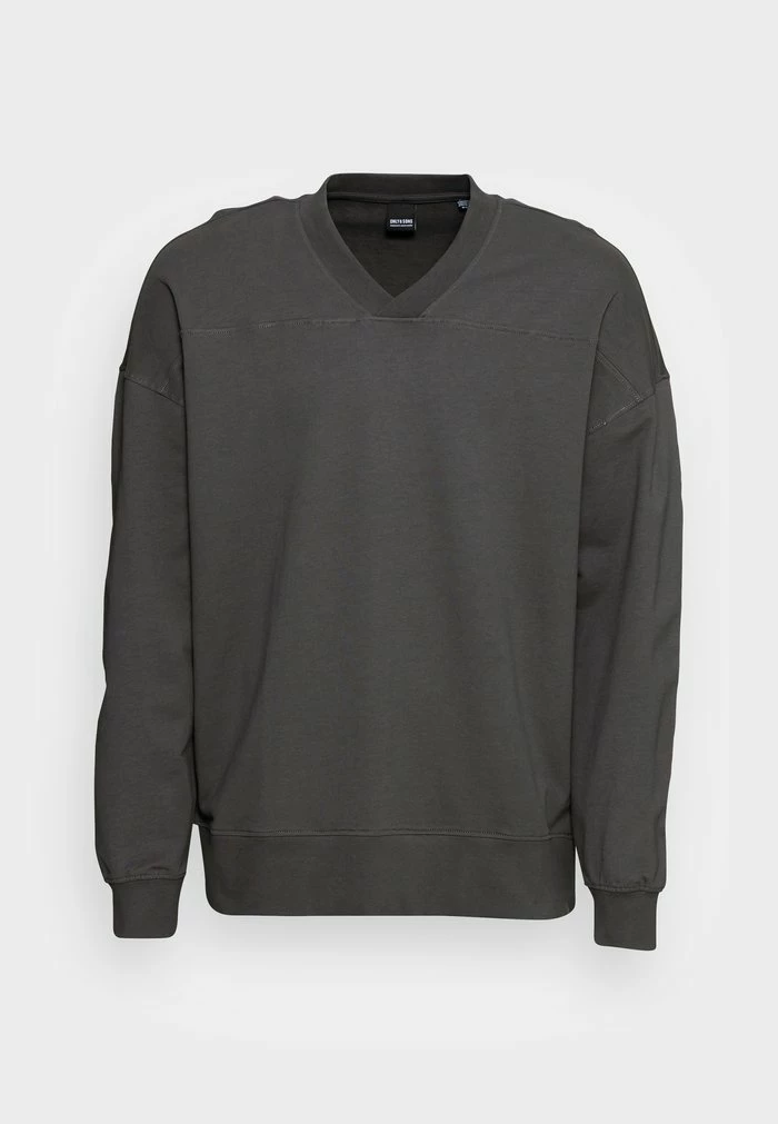 Only & Sons ONSCLAYTON V NECK SWEAT - Sweatshirt - Grey 6 Only & Sons ONSCLAYTON V NECK SWEAT - Sweatshirt - Grey - Image 4