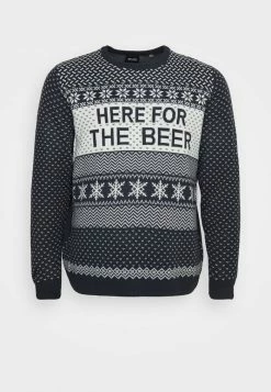 Only & Sons ONSXMAS GRUMPY BEER - Jumper - Dark Navy 10 Only & Sons ONSXMAS GRUMPY BEER - Jumper - Dark Navy -Only & Sons shop 3f13c5a1512045f3947bdfe23950b14e