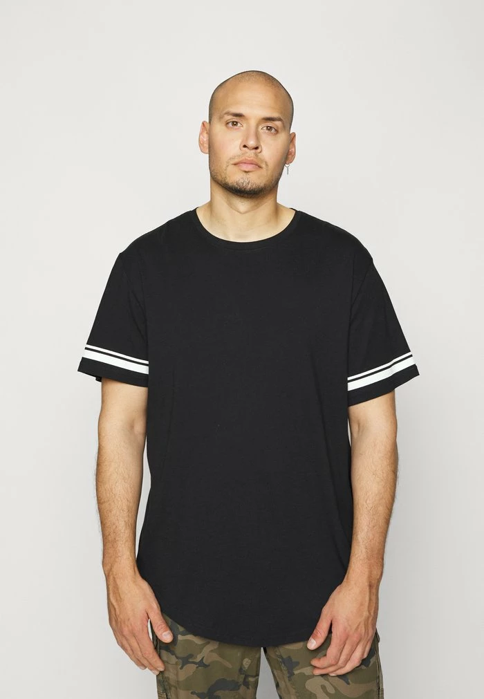 Only & Sons ONSMATT LIFE LONGY STRIPE - Print T-shirt - Black 5 Only & Sons ONSMATT LIFE LONGY STRIPE - Print T-shirt - Black - Image 3