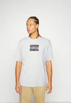 Only & Sons ONSFRED PARENTAL ADVISOR TEE UNISEX - Print T-shirt - White