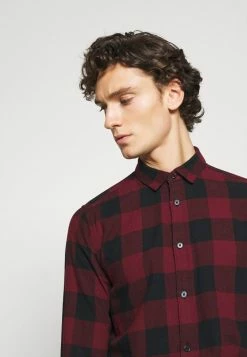 Only & Sons ONSGUDMUND LIFE CHECKED SHIRT - Shirt - Cabernet -Only & Sons shop 3ffab0564ac24e88b00f03d0c4a3be11