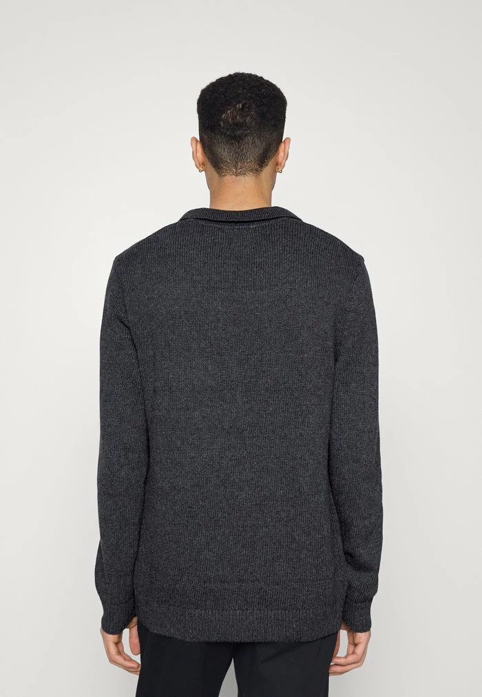 Only & Sons ONSPOWEE LIFE STRAIGHT - Jumper - Dark Grey Melange 5 Only & Sons ONSPOWEE LIFE STRAIGHT - Jumper - Dark Grey Melange - Image 3