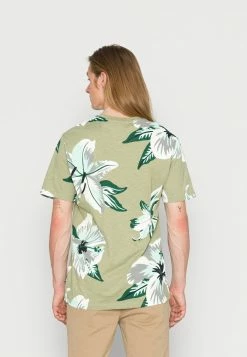 Only & Sons ONSKLOP FLORAL TEE - Print T-shirt - Oil Green -Only & Sons shop 43a84e618be441468884a59d08e7df44