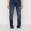 Only & Sons ONSLOOM DAMAGE - Slim Fit Jeans - Blue Denim 2 Only & Sons ONSLOOM DAMAGE - Slim Fit Jeans - Blue Denim -Only & Sons shop 443951ae21504b6a8923ac96f458f9b7