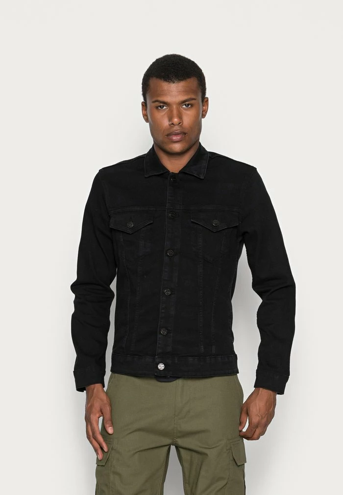 Only & Sons ONSCOME TRUCKER - Denim Jacket - Black Denim 3 Only & Sons ONSCOME TRUCKER - Denim Jacket - Black Denim