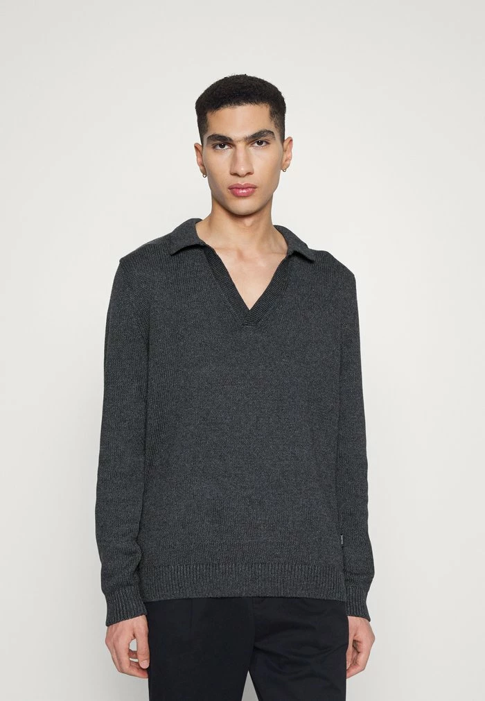 Only & Sons ONSPOWEE LIFE STRAIGHT - Jumper - Dark Grey Melange 3 Only & Sons ONSPOWEE LIFE STRAIGHT - Jumper - Dark Grey Melange