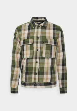 Only & Sons ONSAJAY CHECK OVERSHIRT - Shirt - Rifle Green